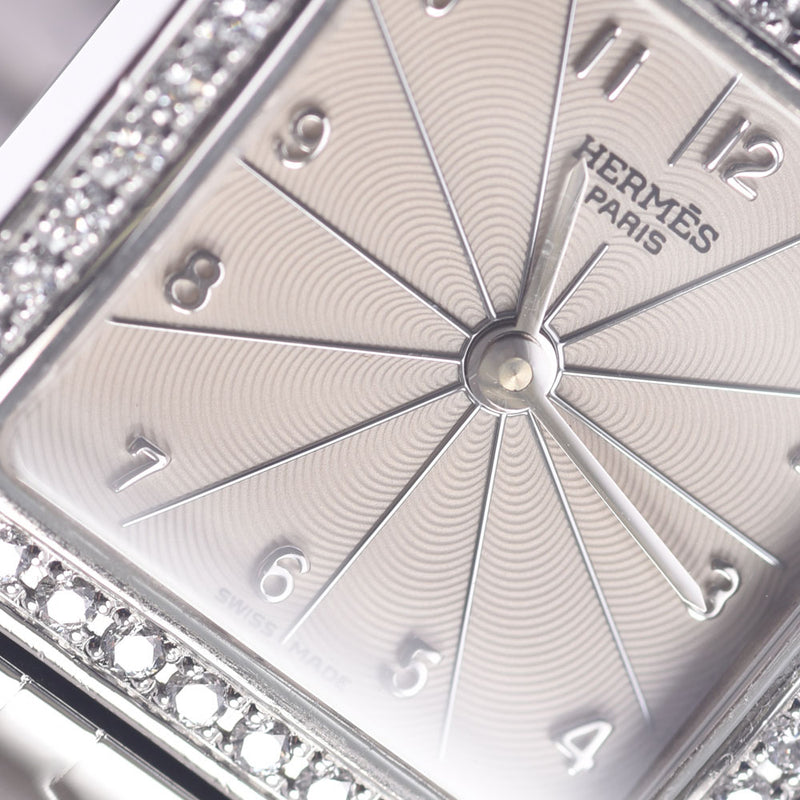 Hermes h watch lamb bezel diamond HH