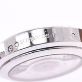 HERMES Hermes Clipper GMT Debrutour CL5.710 Ladies SS/Leather Watch Automatic White Dial A Rank Used Ginzo