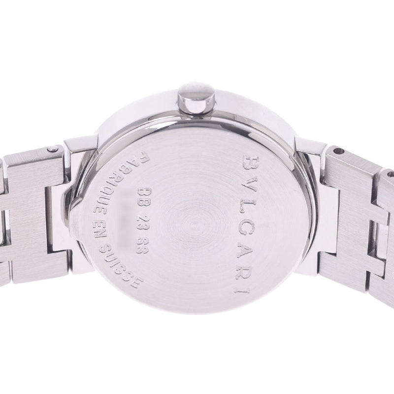 BVLGARI Bvlgari Bvlgari Bvlgari Bvlgari 23 BB23SS ladies SS watch Quartz Black Dial A Rank used silver stock