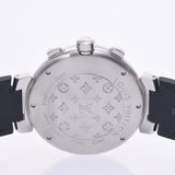 LOUIS VUITTON Louis Vuitton Tambour Chrono Q1121 Men's SS/Leather Watch Automatic Brown Dial A Rank Used Ginzo