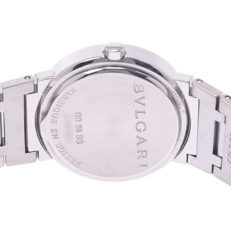 BVLGARI Bvlgari Bvlgari 26 BB26SS Ladies SS Watch Quartz Black Dial A Rank Used Ginzo