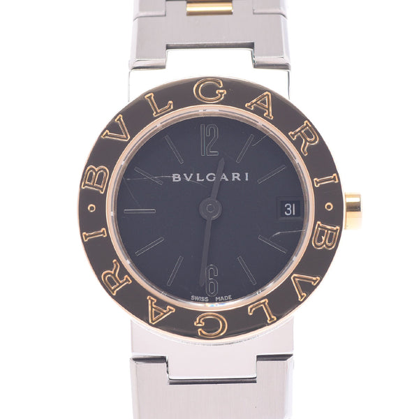 BVLGARI Bulgari Burgari Burgari 23 BB23SG Women's YG / SS Watch Quartz Black Document B Rank Used Silgrin