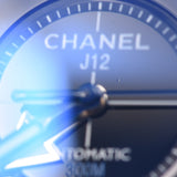 香奈儿（Chanel）香奈儿J12海军陆战队42毫米H2558男士黑色陶瓷/橡胶腕手表自动黑色表盘A级二手的Ginzo