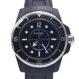 CHANEL Chanel J12 Marine 42mm H2558 Men's Black Ceramic/Rubber Wrist Watch Automatic Black Dial A Rank Used Ginzo