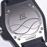 香奈儿（Chanel）香奈儿J12海军陆战队42毫米H2558男士黑色陶瓷/橡胶腕手表自动黑色表盘A级二手的Ginzo