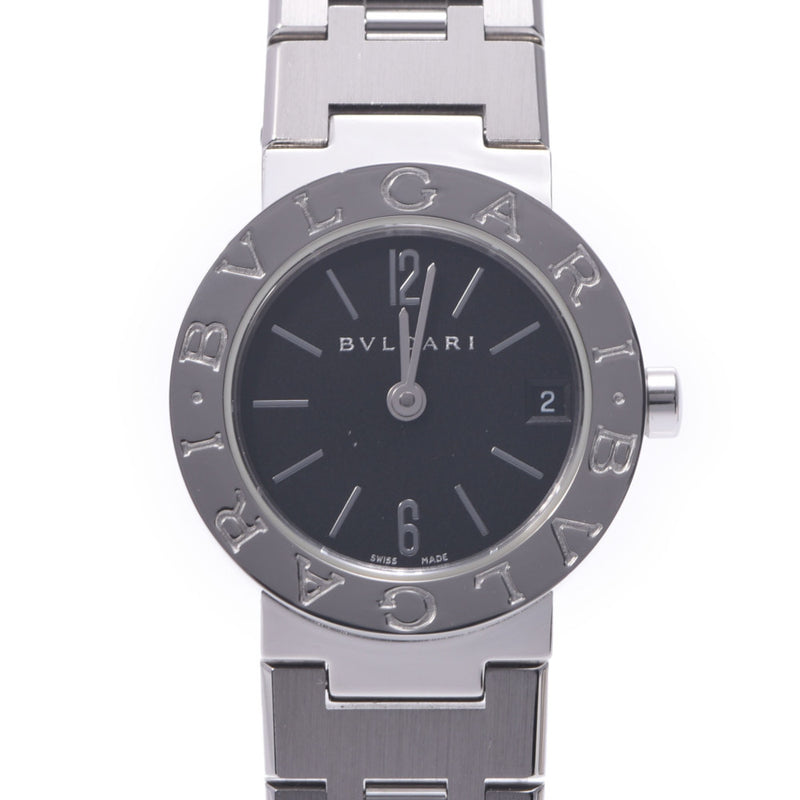 BVLGARI Bvlgari Bvlgari Bvlgari Bvlgari 23 BB23SS ladies SS watch Quartz Black Dial A Rank used silver stock