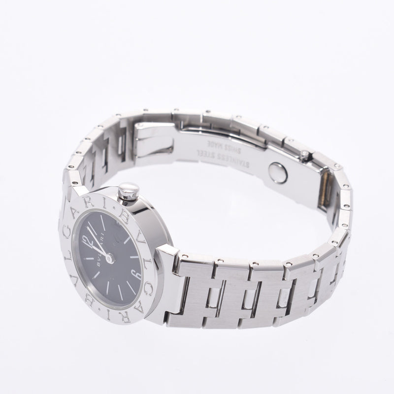 BVLGARI Bvlgari Bvlgari Bvlgari Bvlgari 23 BB23SS ladies SS watch Quartz Black Dial A Rank used silver stock