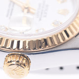 ROLEX Rolex Datejust 10P Diamond 79173G Ladies YG/SS Watch Automatic Winding White Dial A Rank Used Ginzo