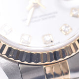 ROLEX Rolex Datejust 10P Diamond 79173G Ladies YG/SS Watch Automatic Winding White Dial A Rank Used Ginzo