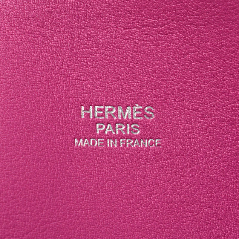 Hermes Hermes Bolid 27 2way Bag Rose Purple Silver Bracket A刻（2017年左右）女性的Swift手提包A-Rank使用水池