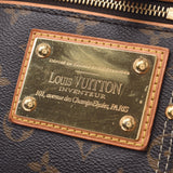 Louis Vuitton Louis Viton Monogram Livet Brown M40140 Women's Monogram Canvas Handbags AB Rank Used Silgrin