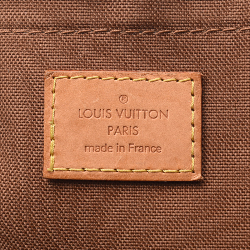 Louis Vuitton Louis Viton Monogram Livet Brown M40140 Women's Monogram Canvas Handbags AB Rank Used Silgrin