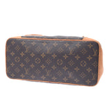 Louis Vuitton Louis Viton Monogram Livet Brown M40140 Women's Monogram Canvas Handbags AB Rank Used Silgrin