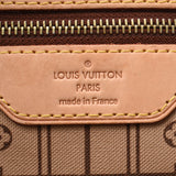 Louis Vuitton Louis Vuitton Monogram从不全毫米棕色M40156男女皆宜音乐帆布手提包B等级使用水池