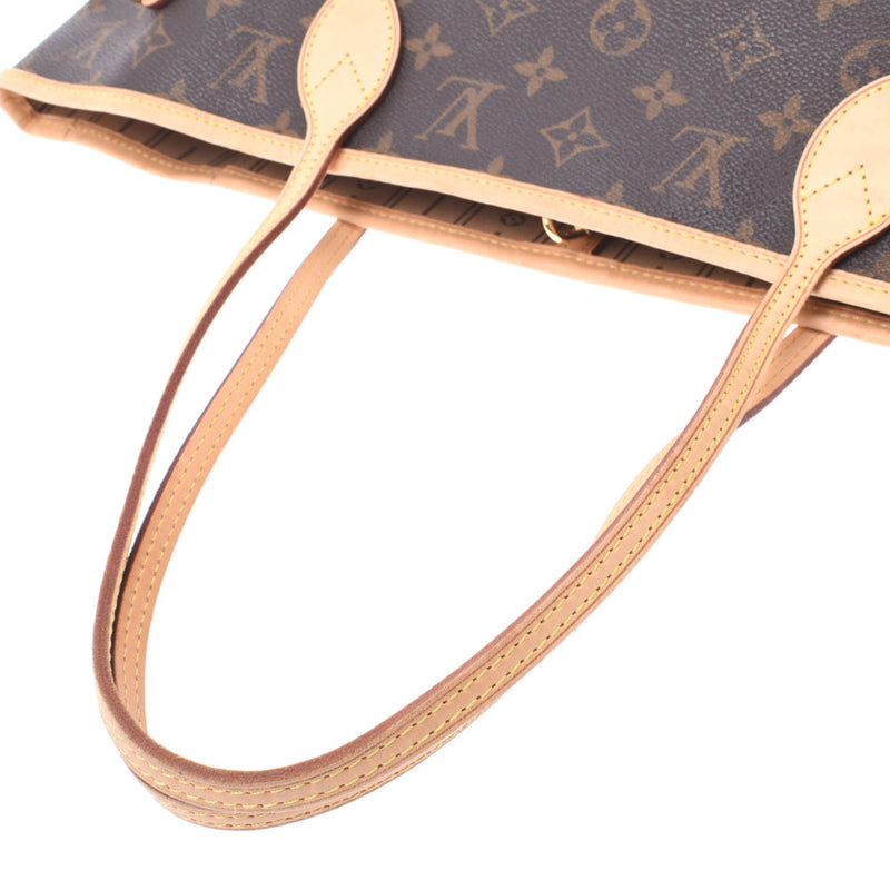 Louis Vuitton Louis Vuitton Monogram Never Full MM Brown M40156 Unisex Monogram Canvas Tote Bag B Rank Used Sinkjo