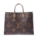 Louis Vuitton Louis Vuitton Giant Monogram On Zago GM Reverse Brown M45320 Unisex Monogram Reverse Canvas 2way Bags A Rank Used Silgrin