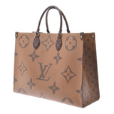 Louis Vuitton Louis Vuitton Giant Monogram On Zago GM Reverse Brown M45320 Unisex Monogram Reverse Canvas 2way Bags A Rank Used Silgrin