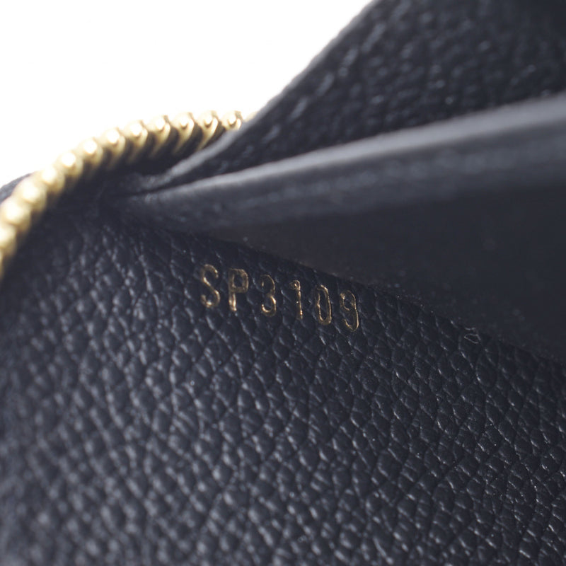 Louis Vuitton Louis Vuitton Monogram Amplit Zippy Wallet Noir M61864 Unisex Leather Long Wallet New Sanko