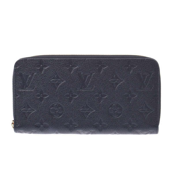 Louis Vuitton Louis Vuitton Monogram Amplit Zippy Wallet Noir M61864 Unisex Leather Long Wallet New Sanko
