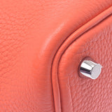 Hermes Hermes Picon Lock PM Orange Poppy Silver Bracket X Engraving (around 2016) Ladies Triyo Clemance Handbag New Sanko