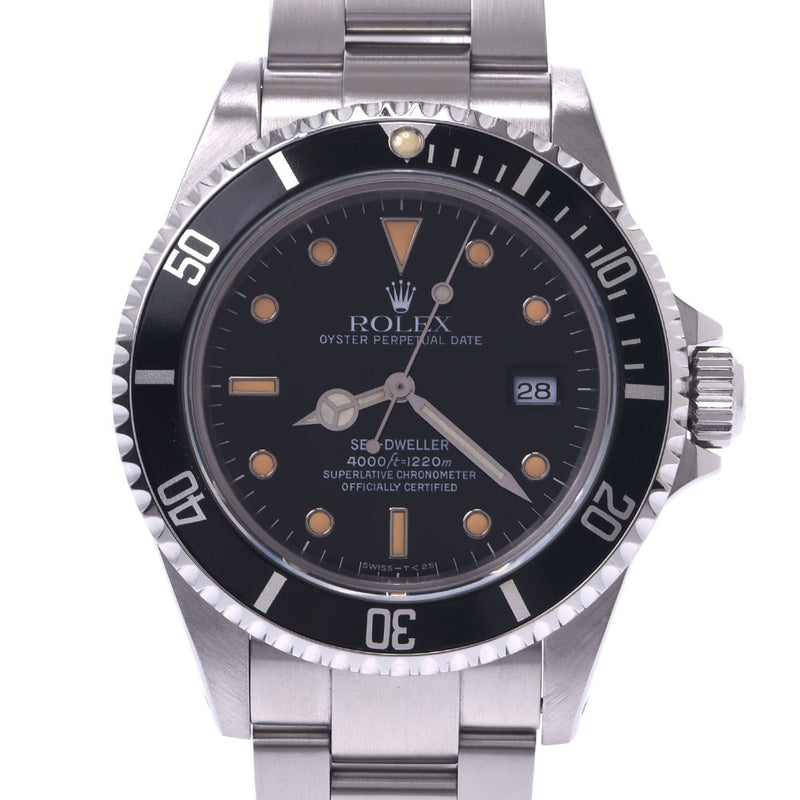 ROLEX ロレックス シードウェラー トリチウム 16600 メンズ SS 腕時計 自動巻き 黒文字盤 Aランク 中古 銀蔵