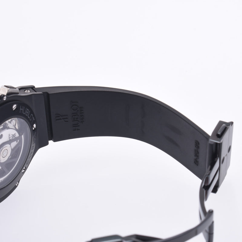 HUBLOT ウブロ ビックバン ブラックマジック 301.CI.1770.RX メンズ セラミック/ラバー 腕時計 自動巻き 黒文字盤 Aランク 中古 銀蔵