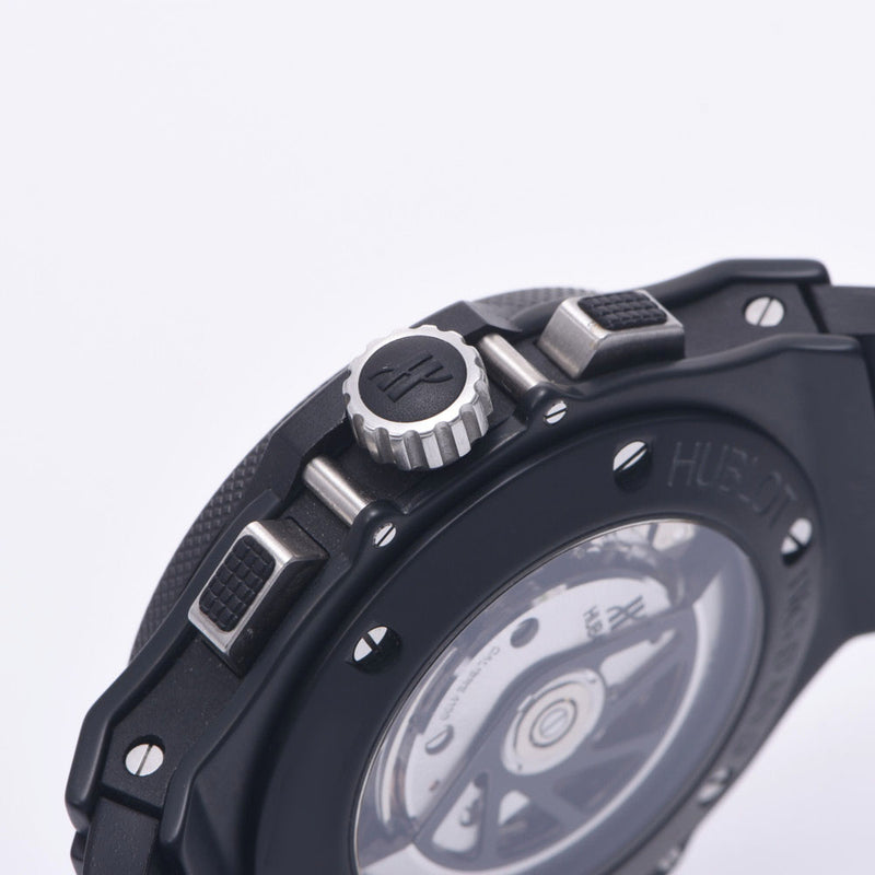 HUBLOT ウブロ ビックバン ブラックマジック 301.CI.1770.RX メンズ セラミック/ラバー 腕時計 自動巻き 黒文字盤 Aランク 中古 銀蔵