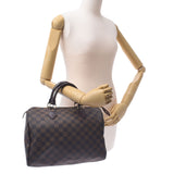 LOUIS VUITTON Louis Vuitton Damier Speedy 30 Brown N41531 Ladies Damier Canvas Handbag AB Rank Used Ginzo