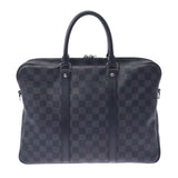 Louis Vuitton Louis Vuitton Damier Graphit PDV PM Briefcase Black / Gray N41478 Men's Dumier Graphit Canvas Business Bag B Rank Used Silgrin