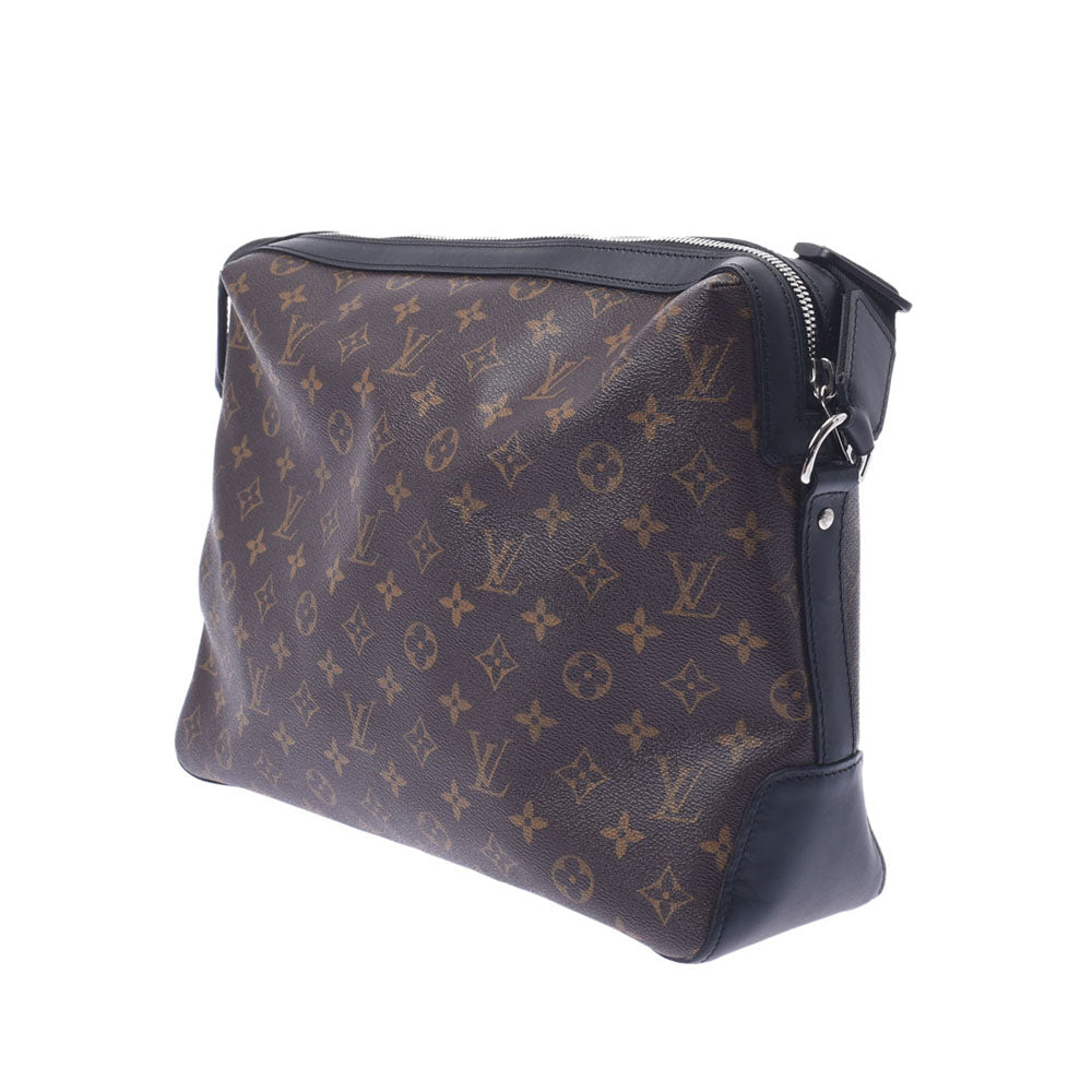 LOUIS VUITTON ルイヴィトン モノグラム マカサー トーレス ブラウン/黒 M40387 メンズ モノグラムマカサー ショルダーバッグ  ABランク 中古 - 【お買得】