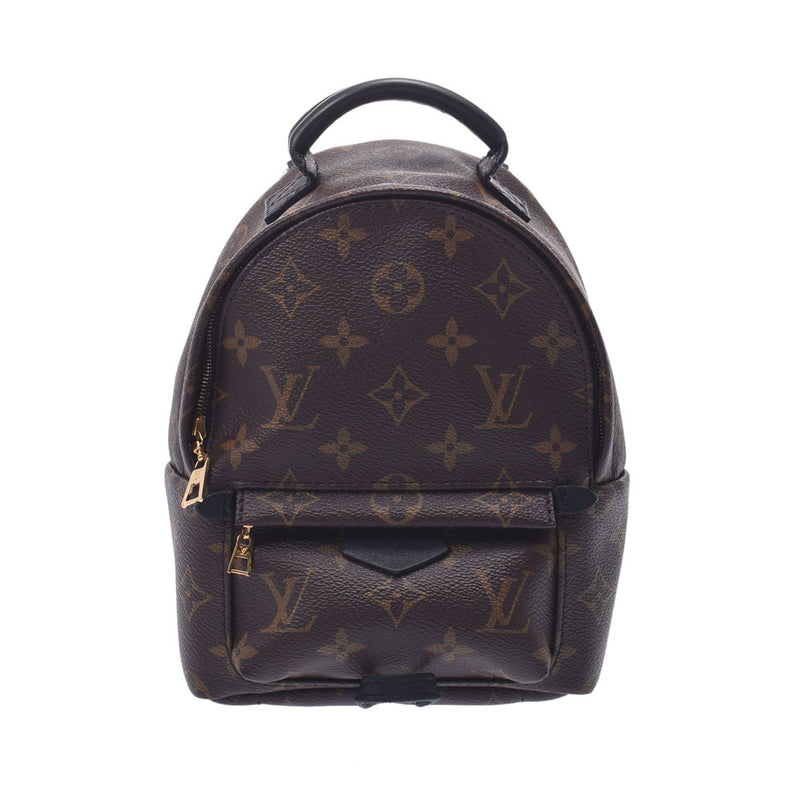 Louis Vuitton Louis Vuitton Monogram Palm Springs Backpack MINI Brown M44873 Ladies Monogram Canvas Rucks Day Pack AB Rank Used Silgrin