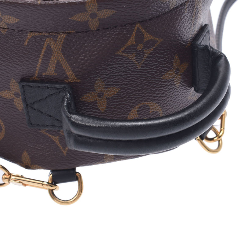 Louis Vuitton Louis Vuitton Monogram Palm Springs Backpack MINI Brown M44873 Ladies Monogram Canvas Rucks Day Pack AB Rank Used Silgrin