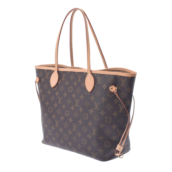 LOUIS VUITTON ルイヴィトン モノグラム ネヴァーフル MM ブラウン M40156 ユニセックス モノグラムキャンバス トートバッグ Aランク 中古 銀蔵