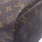 Louis Vuitton Louis Vuitton Monogram Never Full MM Brown M40156 Unisex Monogram Canvas Tote Bag A-Rank Used Sinkjo