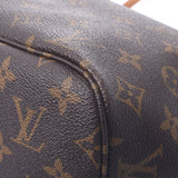 LOUIS VUITTON ルイヴィトン モノグラム ネヴァーフル MM ブラウン M40156 ユニセックス モノグラムキャンバス トートバッグ Aランク 中古 銀蔵