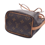 Louis Vuitton Louis Vuitton Monogram Nanonoe Brown M41346女性的Monogram Canvas单肩包AB排名使用水池