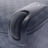 Louis Vuitton Louis Vuitton Damier Graphit Pegas Regier 55 Black / Gray N41385 Men's Dumie Graphit Canvas Carry Bag AB Rank Used Silver