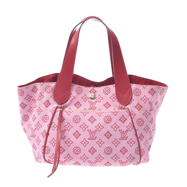 Louis Vuitton Louis Vuitton Beach Line Cabay Panema PM Rose M95984 Women's Canvas / Leather Tote Bags AB Rank Used Sinkjo