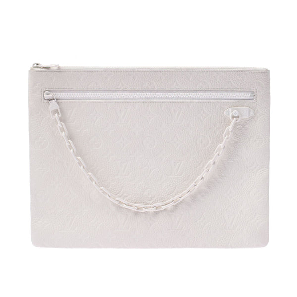Louis Vuitton Louis Vuitton Monogram virogle rochette a4白色m67462男士皮革离合器袋a-and排名使用spounjo