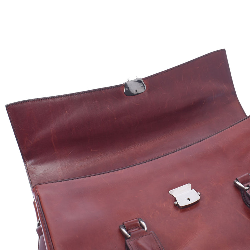 Berluti Berluti Emmyo Briefcase Enzi Men's Calf Business Bag B Rank Used Ginzo