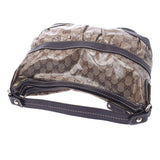 GUCCI Gucci One-Shoulder Bag Beige / Dark Brown 223965 Women's Coating Canvas Shoulder Bag AB Rank Used Silgrin