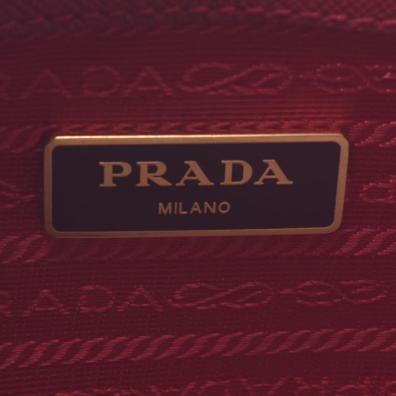 PRADA プラダ 2WAYバッグ 赤 BL0838 レディース サフィアーノ ハンドバッグ ABランク 中古 銀蔵