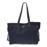 PRADA Prada Black Unisex Nylon / Leather Tote Bag B Rank Used Sinkjo