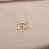 Hermes Hermes Mini Prumm Gray Gold Bracket □ F engraving (around 2002) Women's Dovolis Handbag B Rank Used Sinkjo