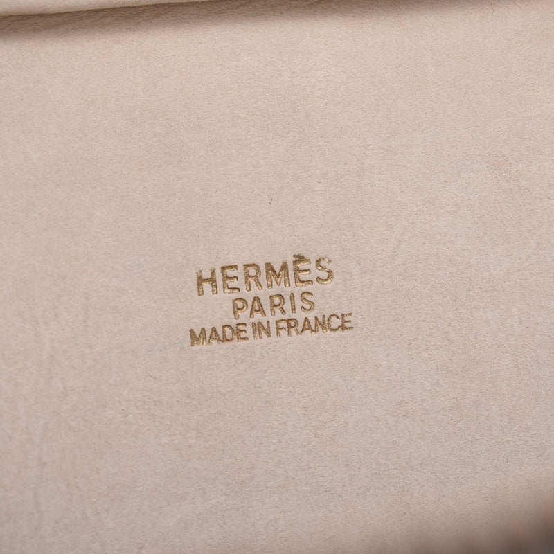 Hermes Hermes Mini Prumm Gray Gold Bracket □ F engraving (around 2002) Women's Dovolis Handbag B Rank Used Sinkjo