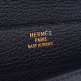 Hermes Hermes Kelly De Peche 38黑金支架□e-engraving（大约2001年）英式aldenne商务包A-Rank使用Silgrin
