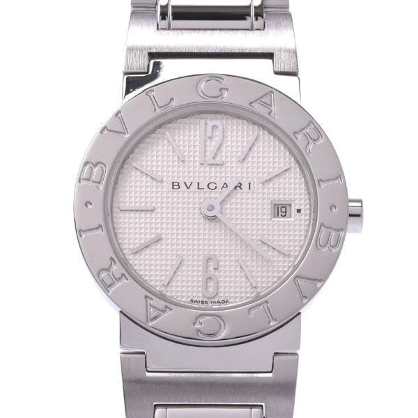 [Summer Selection Clock] BVLGARI Bulgari Burgal Burgari 26 BB26SS Women's SS Watch Quartz White Figurative AB Rank Used Silgrin