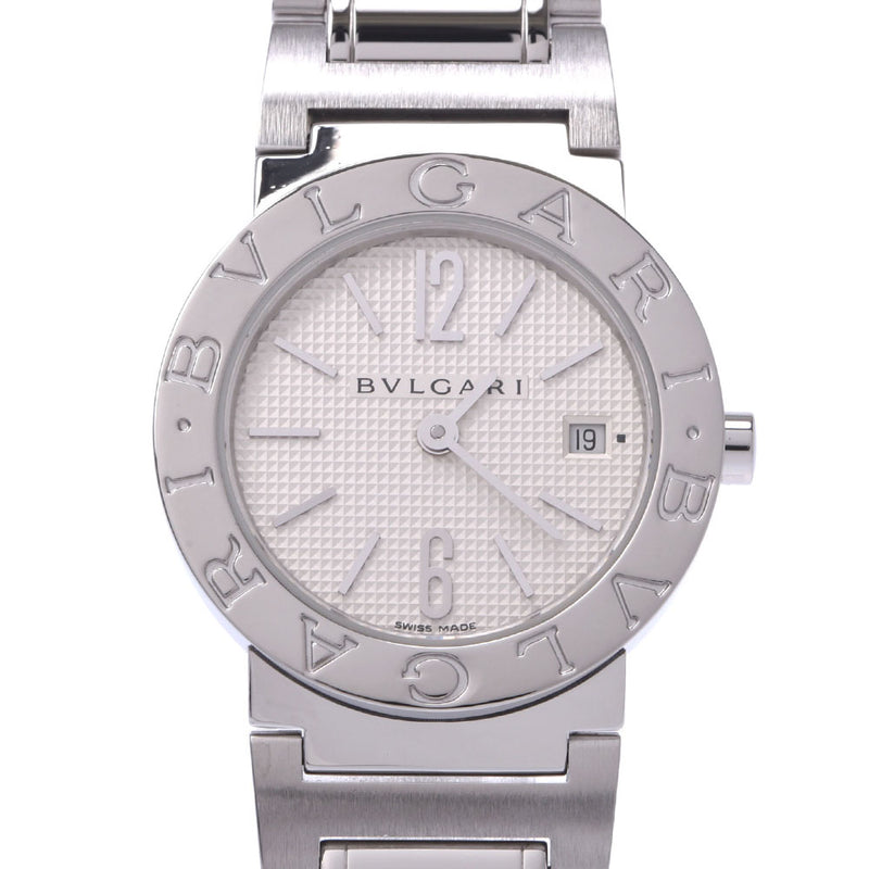 [Summer Selection Clock] BVLGARI Bulgari Burgal Burgari 26 BB26SS Women's SS Watch Quartz White Figurative AB Rank Used Silgrin