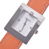 HERMES Hermes Belt Watch BE1.110 Ladies SS/Leather Watch Quartz White Dial A Rank Used Ginzo