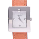 HERMES Hermes Belt Watch BE1.110 Ladies SS/Leather Watch Quartz White Dial A Rank Used Ginzo